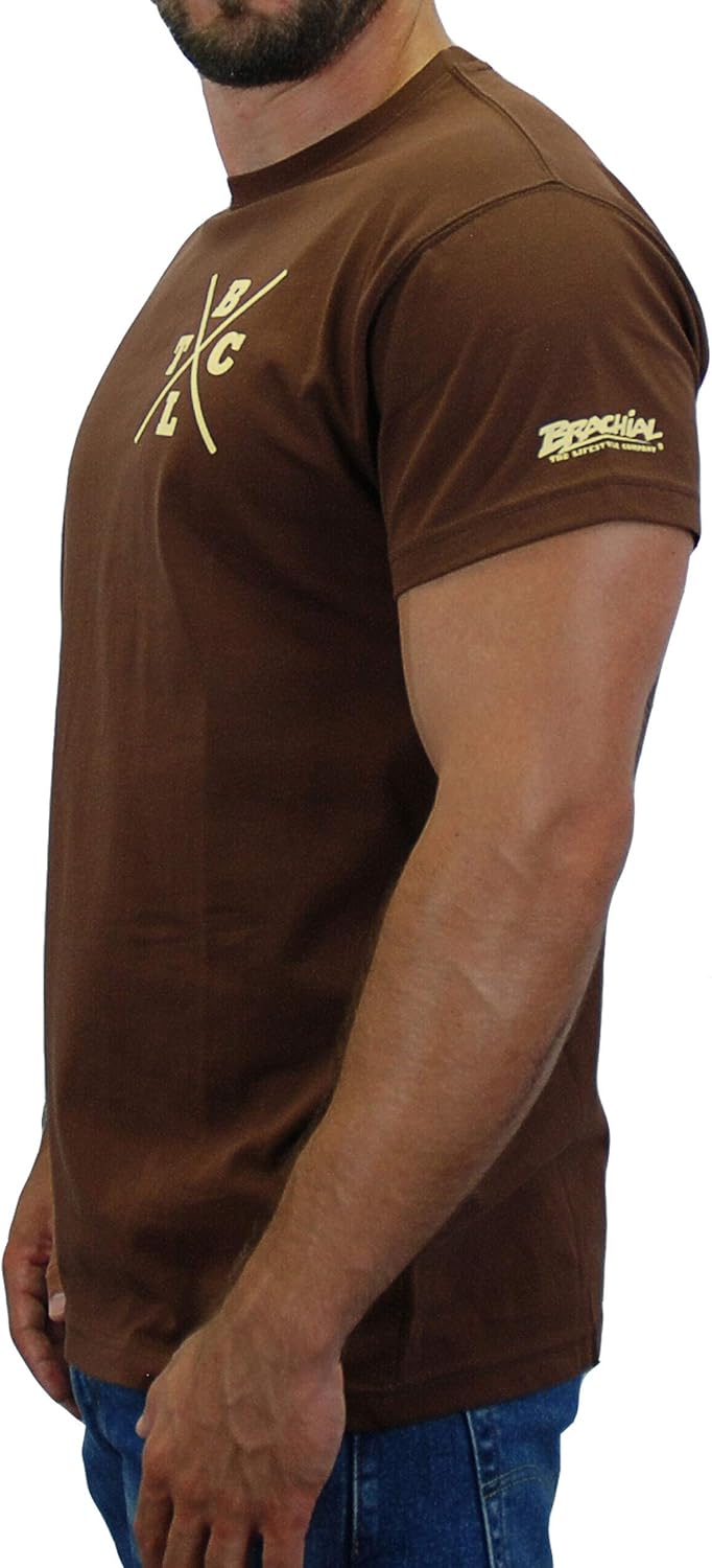 Brachial Premium Herren T-Shirt Beach Regular - für Freizeit Bodybuilding Workout Gym Kraftsport Fit