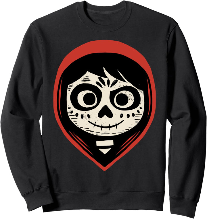 Disney Pixar Coco Miguel Sugar Skull Portrait Sweatshirt