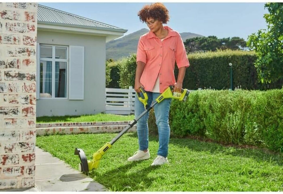 Ryobi Kantenschneider – 18 V OnePlus – 1 Akku Lithium Plus 2,5 Ah – 1 Schnellladegerät – 1 Kopf mit