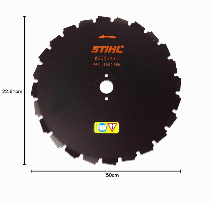 Stihl 41107134204 Meisselzahn Sägeblatt FS 260,300,350,400, Ø 225 mm