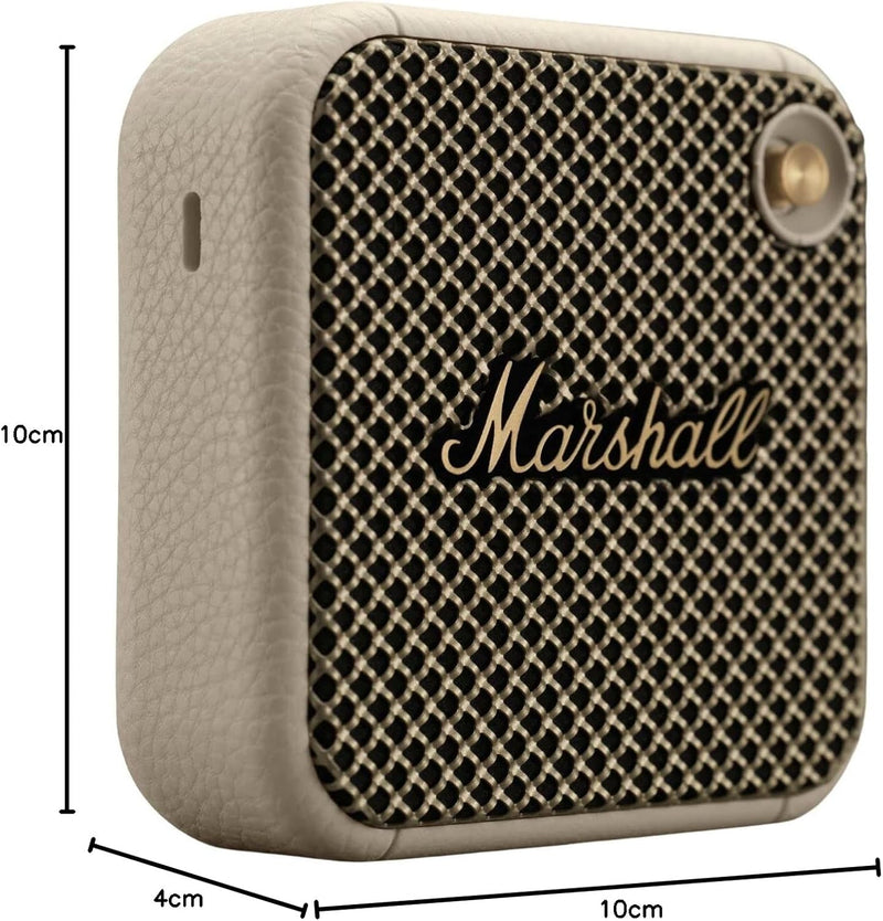 Marshall Willen Bluetooth-Lautsprecher, kabellos, über 15 Stunden Spielzeit, wasserdicht nach IP67,