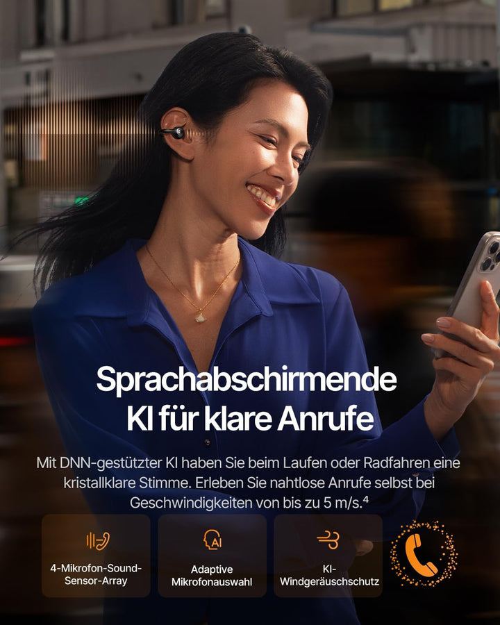 Baseus Inspire XC1 Open-ear Kopfhörer, Sound by Bose, Cloud-Komfort Open Earbuds mit Dolby Audio | H