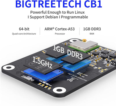 BIGTREETECH CB1 V2.2 + Pi4B Adapter Panel Board Kit, Unterstützung mit SKR Mini E3 V3.0 Octopus V1.1