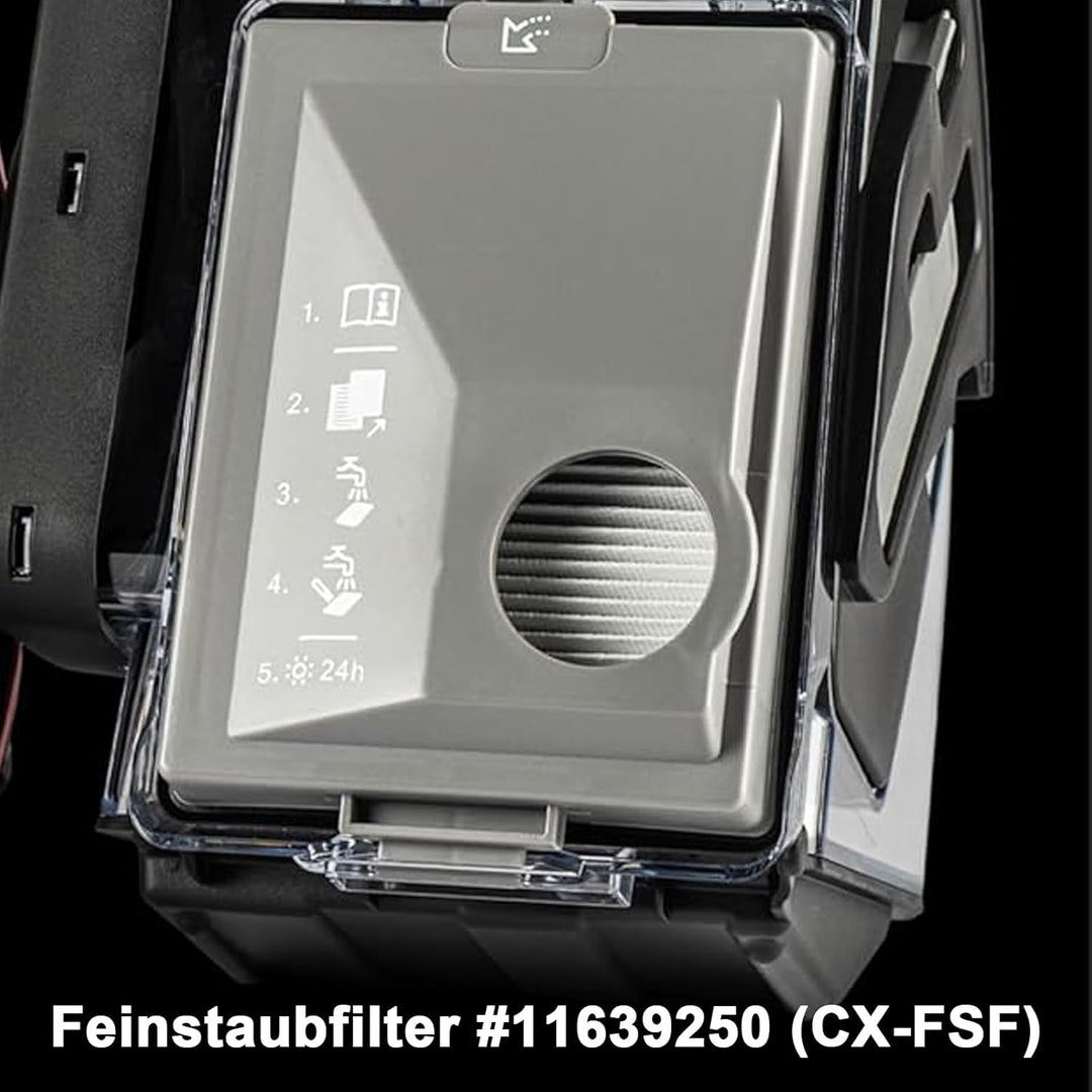 Filter Set Zubehör für Miele Boost CX1 / Blizzard CX1 Staubsauger | 2 Hepafilter (SF-HY 60) + 2 Fein