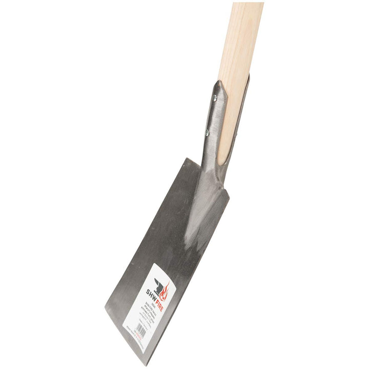 SHW-FIRE Pflanzspaten handgeschmiedet aus Stahl - 95cm Holzstiel - Idealer Torfspaten, für Rasenkant