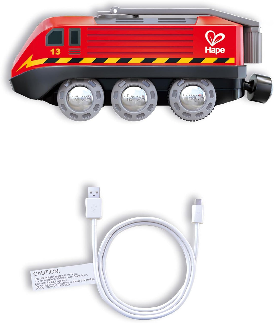 Hape Aufladbare Lok, Eisenbahn, Zug, ab 3 Jahren