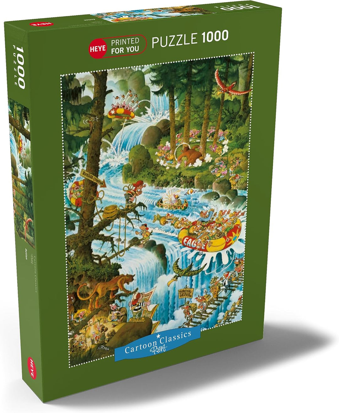 Action - Michael Ryba - Cartoon Classics - Premium 1000 Teile Puzzle - MyPuzzle Sonderkollektion von