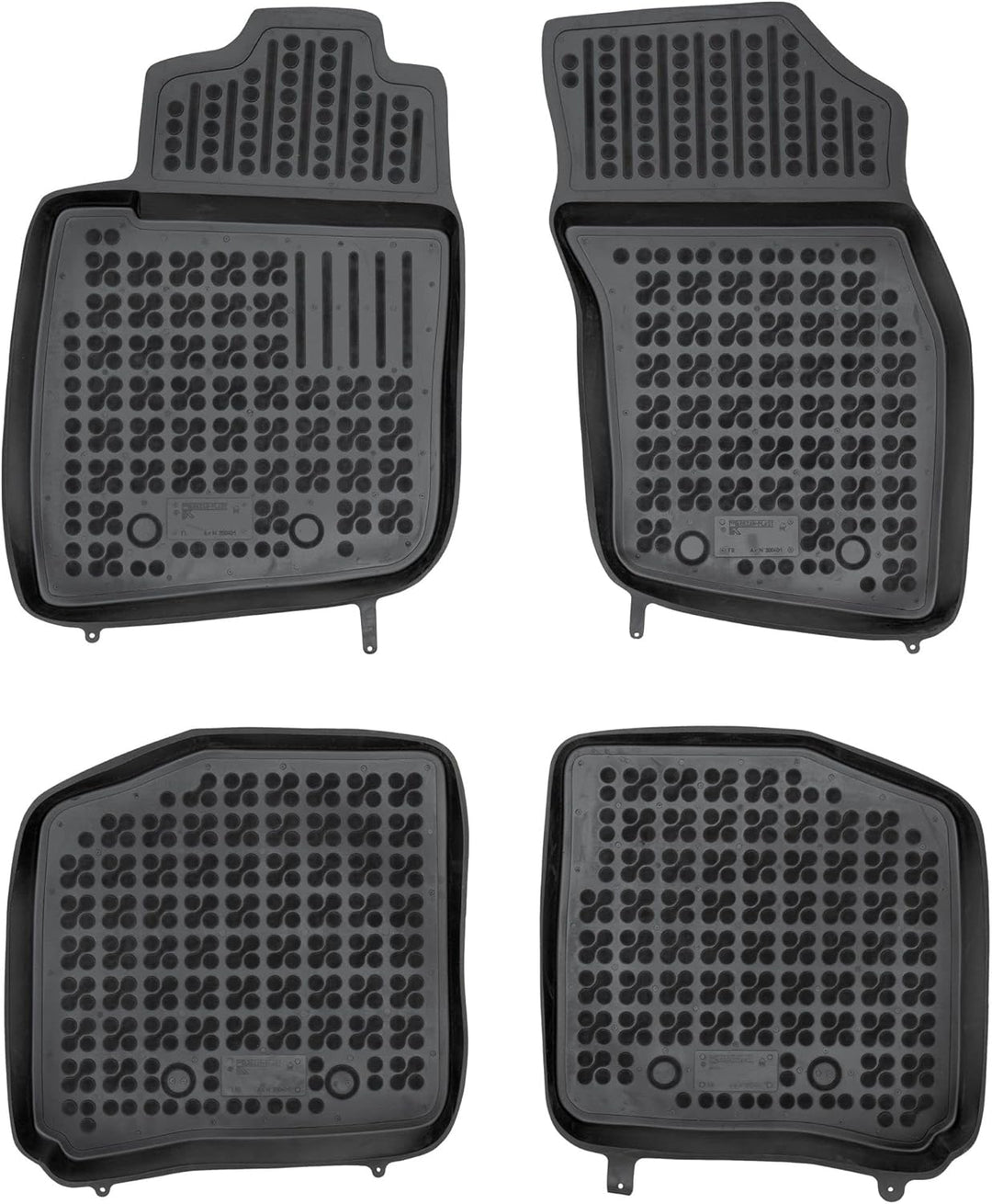 M MOTOS Gummimatten Auto Fussmatte passt für Volvo S40 I 1995-2004 Verbessern Sie Ihren Reisekomfort