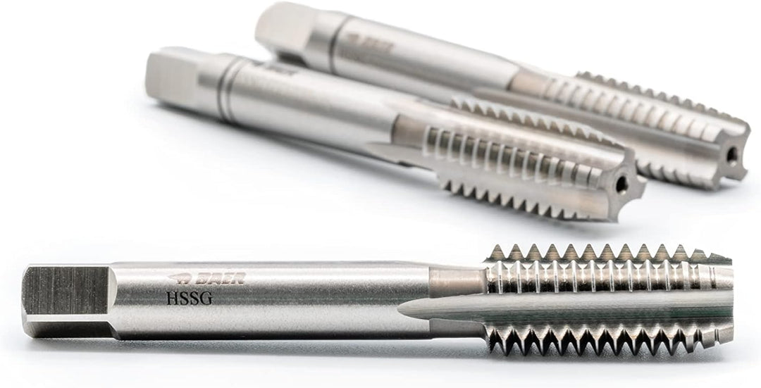 BAER Handgewindebohrersatz HSSG, Handgewindebohrerset 3-tlg. Satz M 8 x 1,25 - Gewindeschneider - Ge
