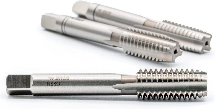 BAER Handgewindebohrersatz HSSG, Handgewindebohrerset 3-tlg. Satz M 8 x 1,25 - Gewindeschneider - Ge