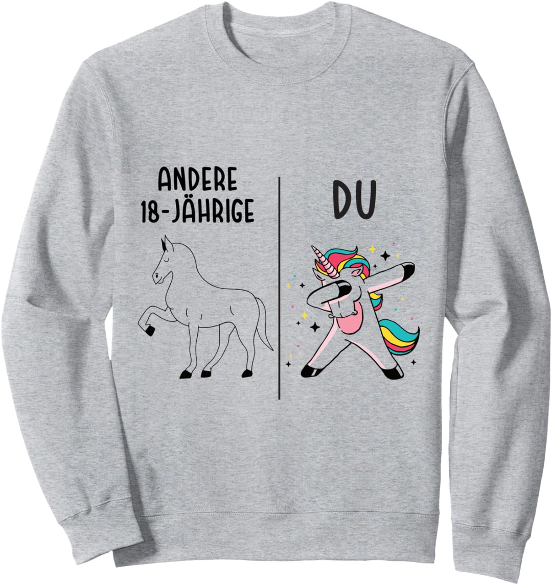 18. Geburtstag Mädchen Reiterin 18er Geburtstag Spruch Sweatshirt