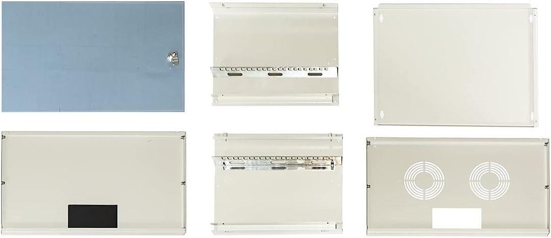 LK1907U30E Schrank Rack 19 Zoll (39 cm) zerlegt 6 Wand-Einheiten für Netze (H) 370 x (L) 540 x (T) 3