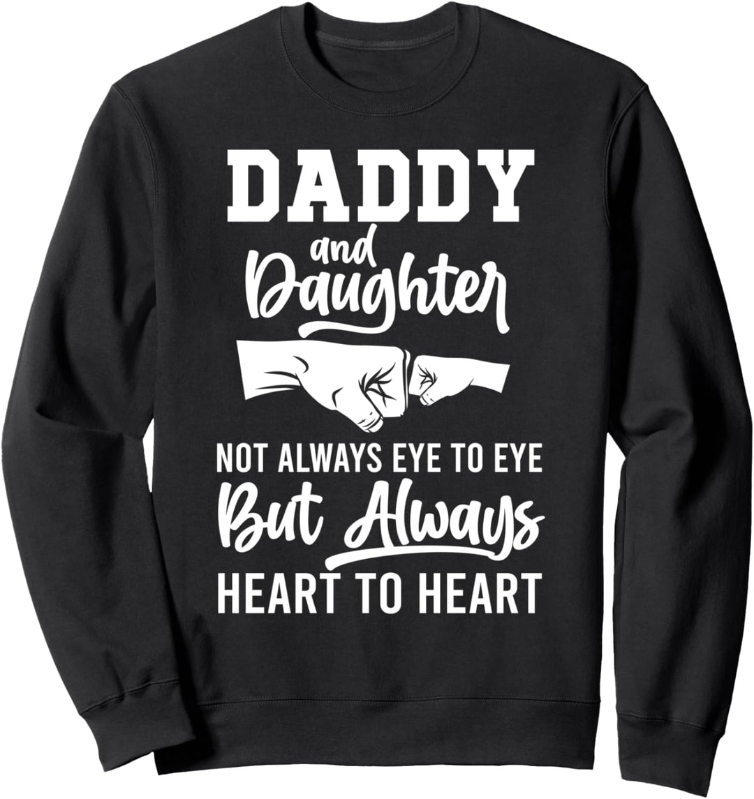 Vater Und Tochter Herz An Mädchen Beste Freunde Familie Sweatshirt