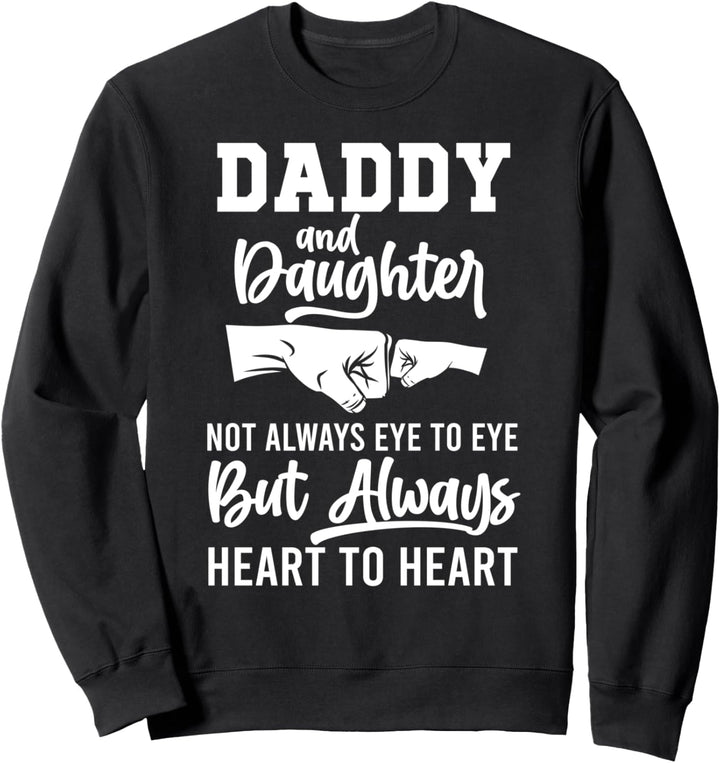 Vater Und Tochter Herz An Mädchen Beste Freunde Familie Sweatshirt