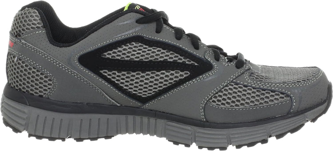 Skechers Sport Herren Agility Oxford, Grau/Limette, 42.5 EU