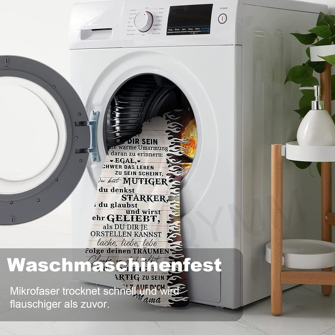 Personalisierte Decke Sohn Geschenke von Mama, Mutter Sohn Geschenke, Kuscheldecke Flauschige, Witzi