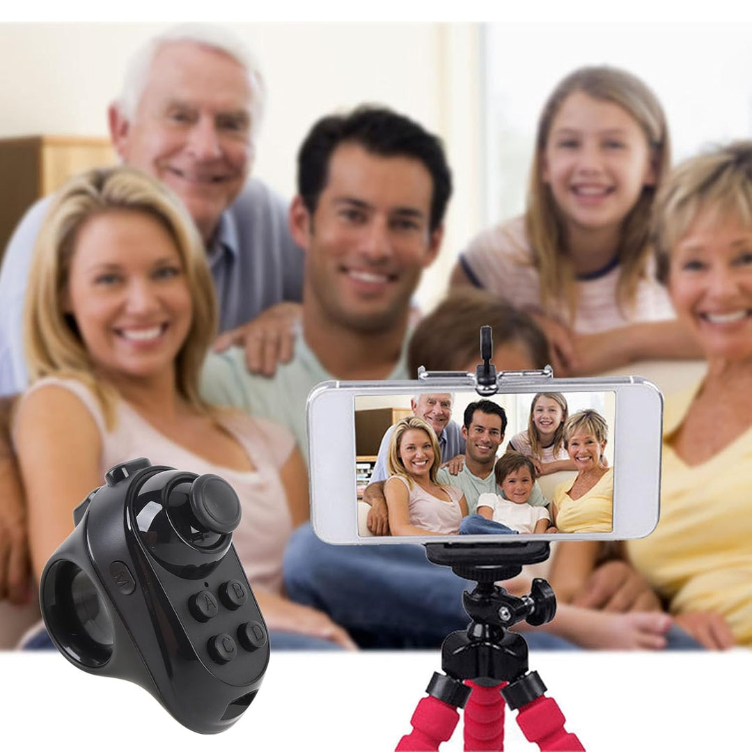 Topiky VR Fernbedienung, Ringförmiges Gamepad, Bluetooth Steuerung, Spiel, Selfie, Seitenumblättern,
