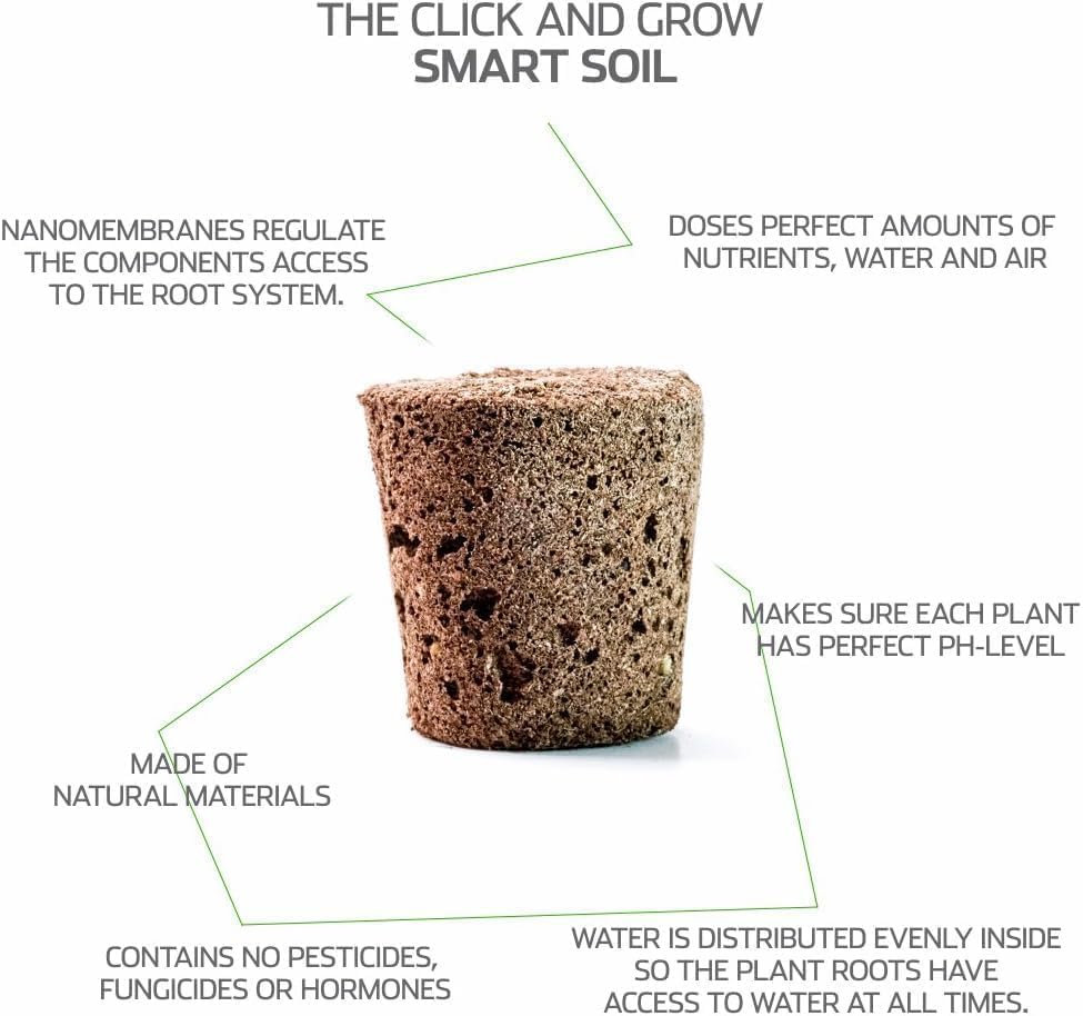 Click and Grow Growbox, Smart Garden, einfacher als Hydroponisches anzuchtsystem, Indoor Garten, krä
