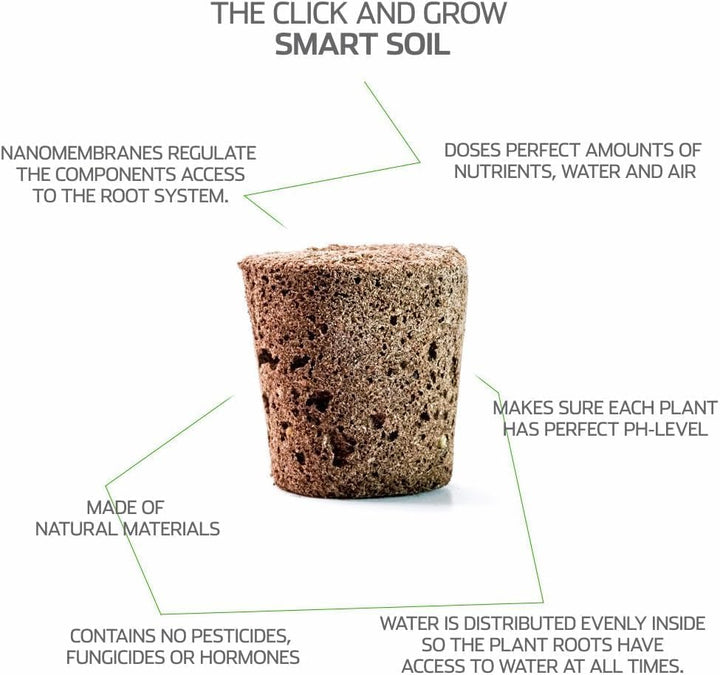 Click and Grow Growbox, Smart Garden, einfacher als Hydroponisches anzuchtsystem, Indoor Garten, krä