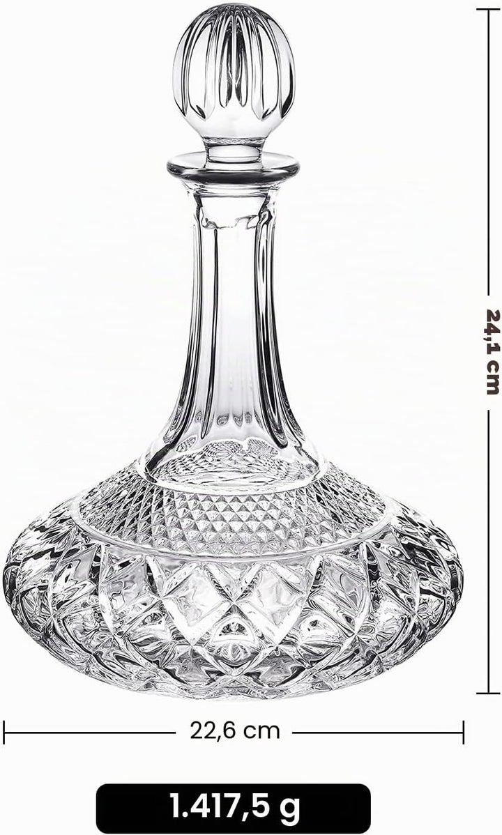 Paysky Wein Dekanter für Wein/Whiskey mit Stopfen, obere Regal-Kollektion, Dekanter mit Luxuriöser B