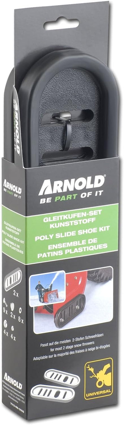 ARNOLD Universal Gleitkufen-Set Für Schneefräsen