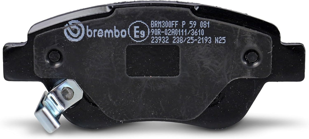 Brembo P59081 Vordere Bremsbeläge, Anzahl 4