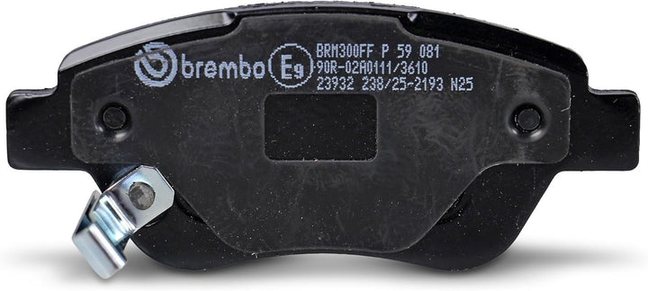 Brembo P59081 Vordere Bremsbeläge, Anzahl 4