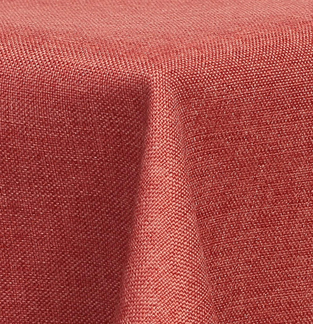 Textil Tischdecke - Leinen Optik - wasserabweisend Eckig 160x320 (Terrakotta, ca. 160 x 320 cm) Terr