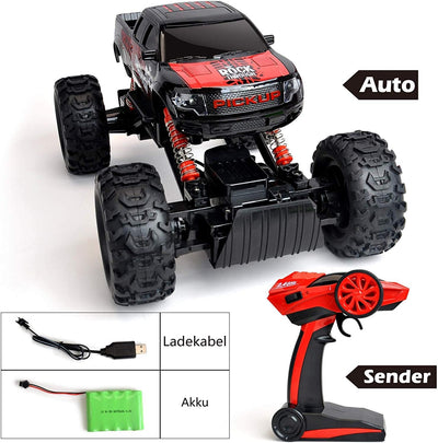 FunTomia Maximum RC Ferngesteuertes Auto für Kinder - 4WD Monstertruck - XL RC Auto für Kinder ab 8