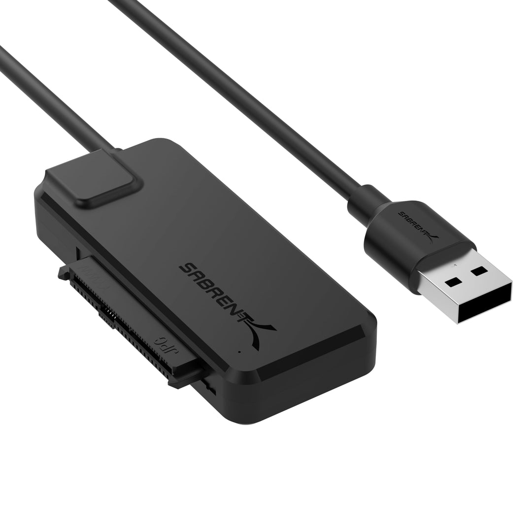 SABRENT SATA/U.2 USB Adapter SSD HDD 2,5 3,5 Zoll Festplattenadapter USB, 3.2x2 10Gbps (EC-U2SA) SAT