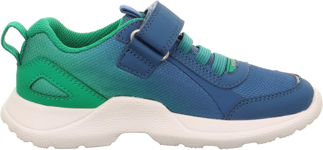Superfit Jungen Rush 1-000211 Sneaker 25 EU Weit Blau Grün 8070, 25 EU Weit Blau Gr&#xFC;n 8070