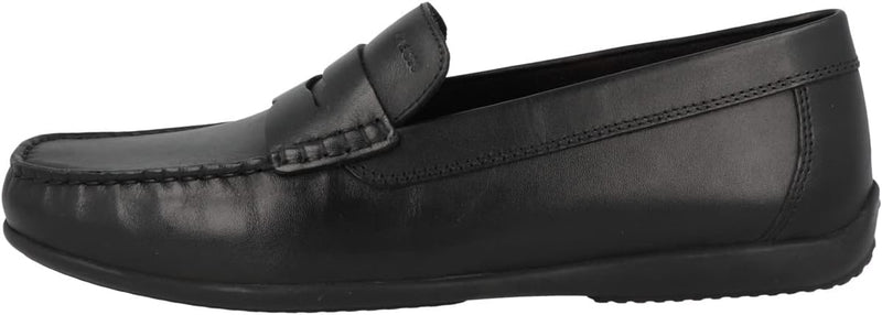 Geox Herren U Ascanio A Mokassins 43 EU Schwarz, 43 EU Schwarz