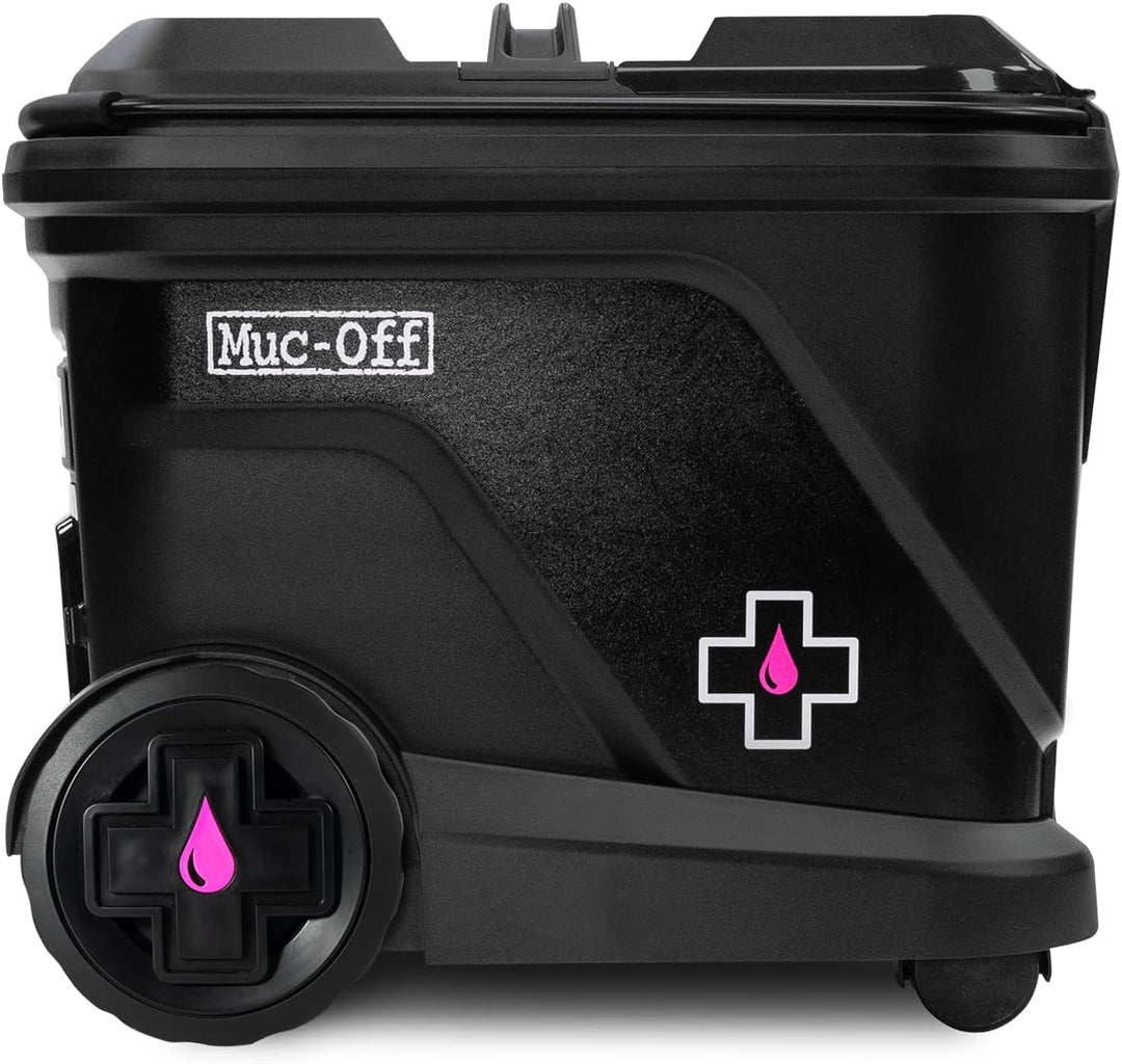 Muc-Off Mobile Akku Hochdruckreiniger Moto Starter Bundle – Tragbarer 20L Druckreiniger mit 4 Lanzen