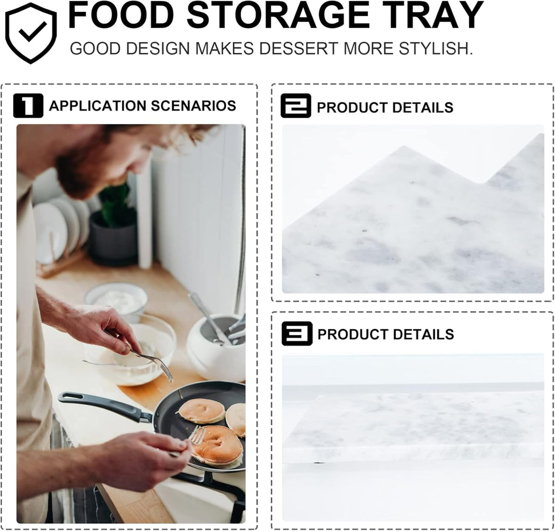 Cabilock 1stk Dessert-tablett Rundes Dekoratives Tablett Bauernhof Schneidebrett Kunststoff- Schneid