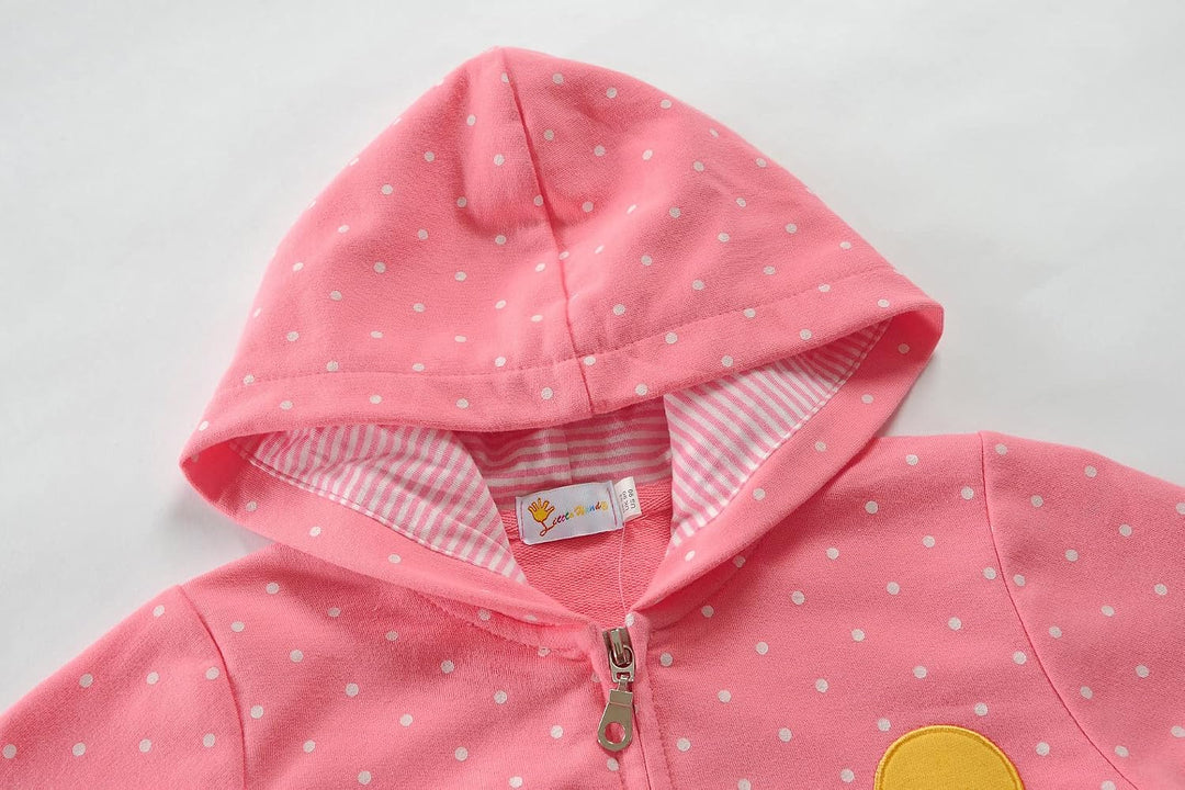 EULLA Kinder Mädchen Zip Up Hoodie Sweatjacke Kapuzenjacke Kapuzenpullover Langarm Baumwolle Einhorn