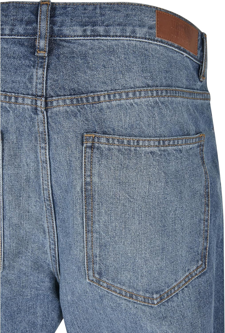 Urban Classics Herren Jeanshose Cropped Tapered Jeans, Regular Fit, verkürzten Länge, erhältlich in
