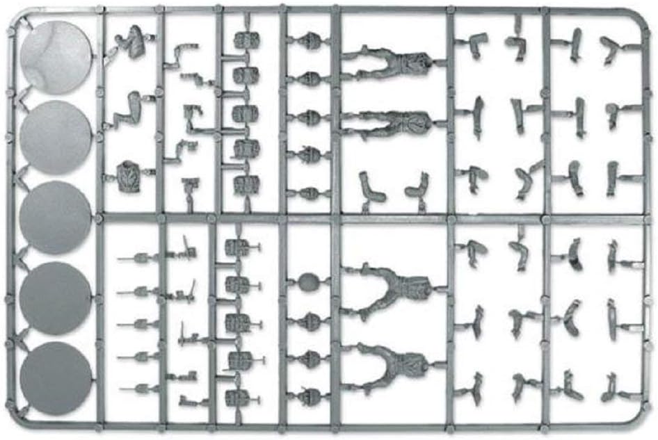 Kriegsherr GB-A2 - WW2 US Rangers 28mm Figuren - Bolzen Aktion - 25x 1/56 Wargaming-Minaturen