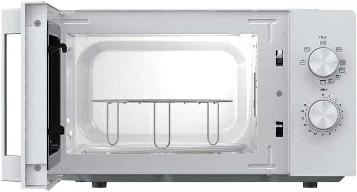 HiSense Mikrowelle H20MOWP1HG mit Grillfunktion und mechanischer Steuerung, Fassungsvermögen 20 l, L