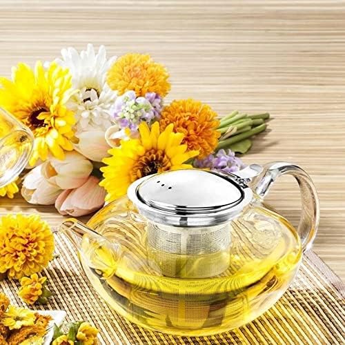 Wilmax WL-888806/A Borosilikatglas Teekanne, 1550mL Kapazität
