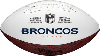 Wilson NFL Logo Autograph Football Autogramm, Live Autogramm von Live Signatur, Autogramm, Live Auto