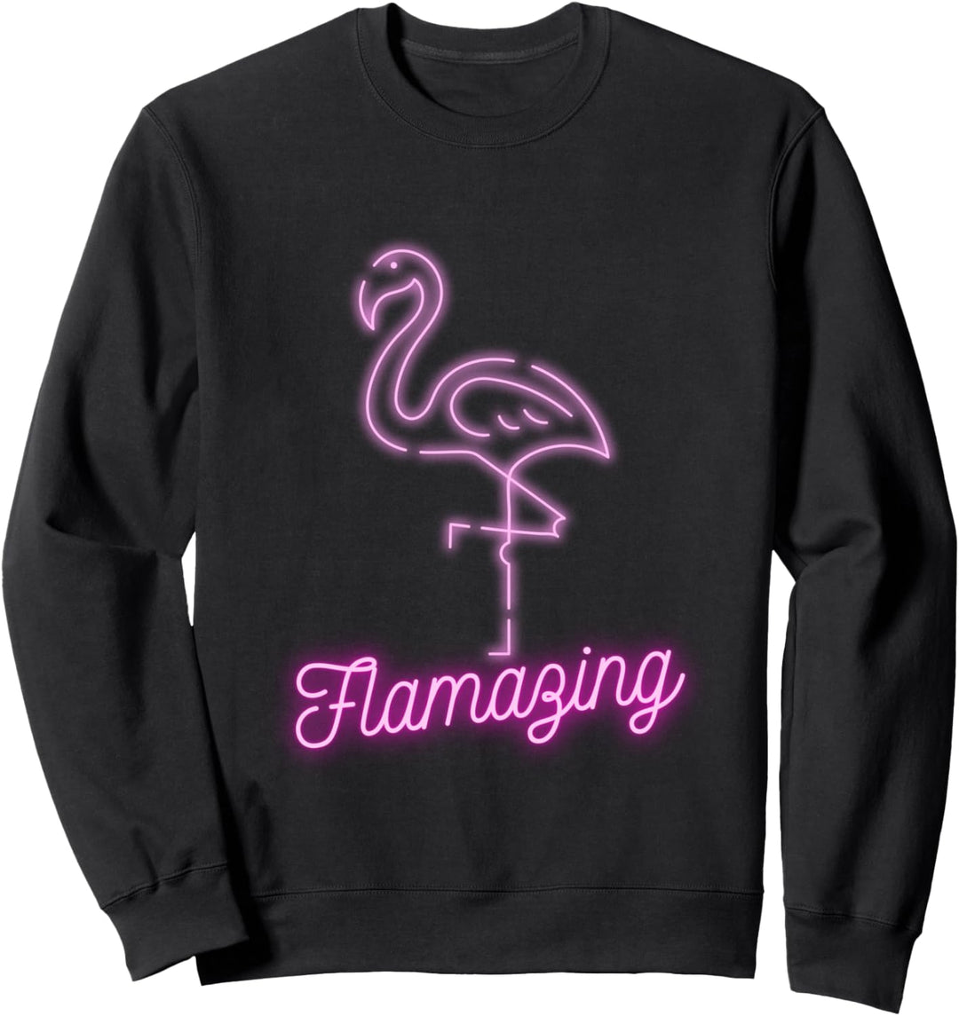 Flamazing Lustiges Pinker Flamingo Geschenk I'm Flamazing Sweatshirt