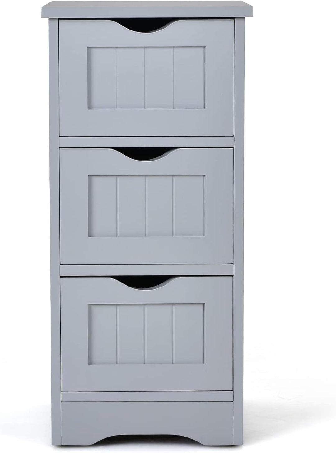 Giantex Badezimmerschrank mit Erde, selbsttragender Spaltenschrank, mit 4/3 Schubladen, Aufbewahrung