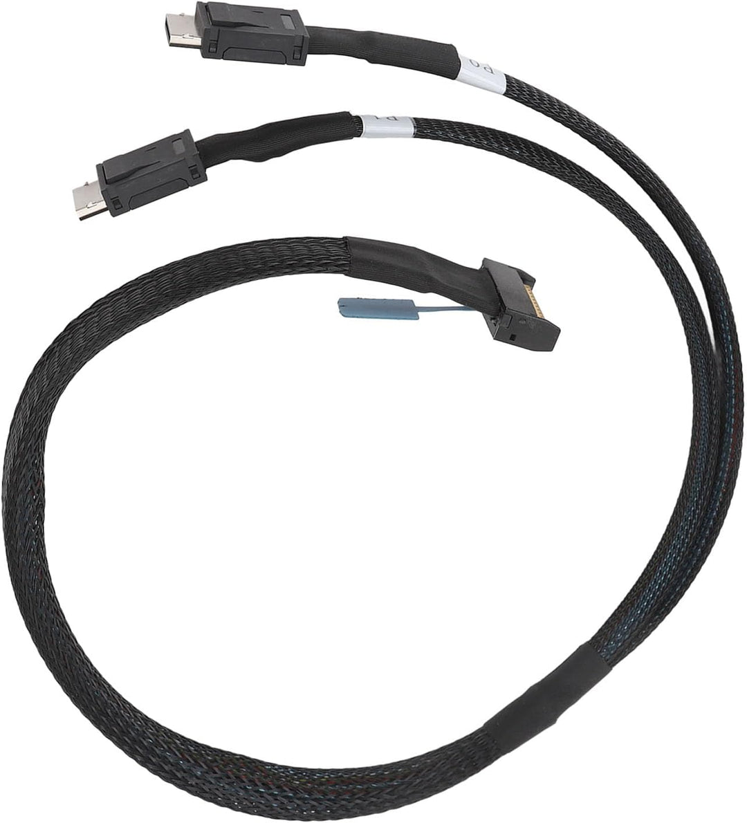 für MCIO 8i zu Oculink SFF 8611 4i Kabel, PCIe PCI Express 5.0 für MCIO X8 zu 2 SFF 8611 Kabel für S