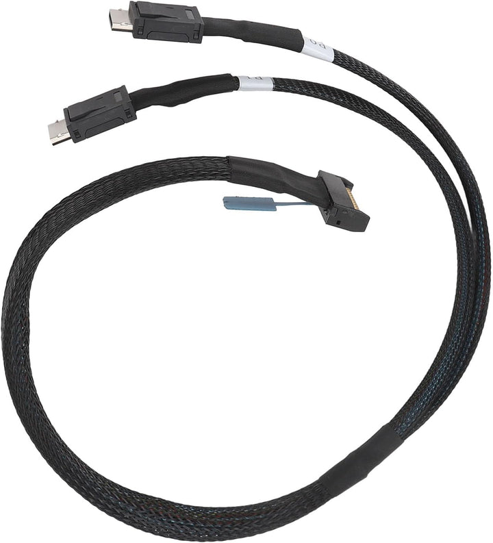 für MCIO 8i zu Oculink SFF 8611 4i Kabel, PCIe PCI Express 5.0 für MCIO X8 zu 2 SFF 8611 Kabel für S