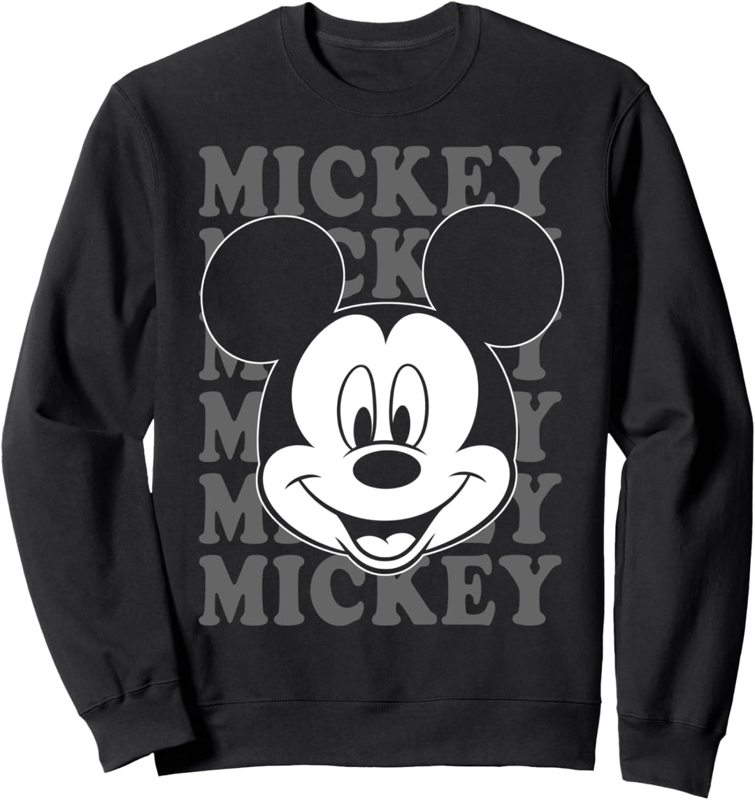 Disney Mickey And Friends Mickey Name Stack Portrait Sweatshirt