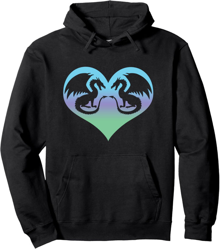 Nettes Drachenherz entwirft Girly Pullover Hoodie