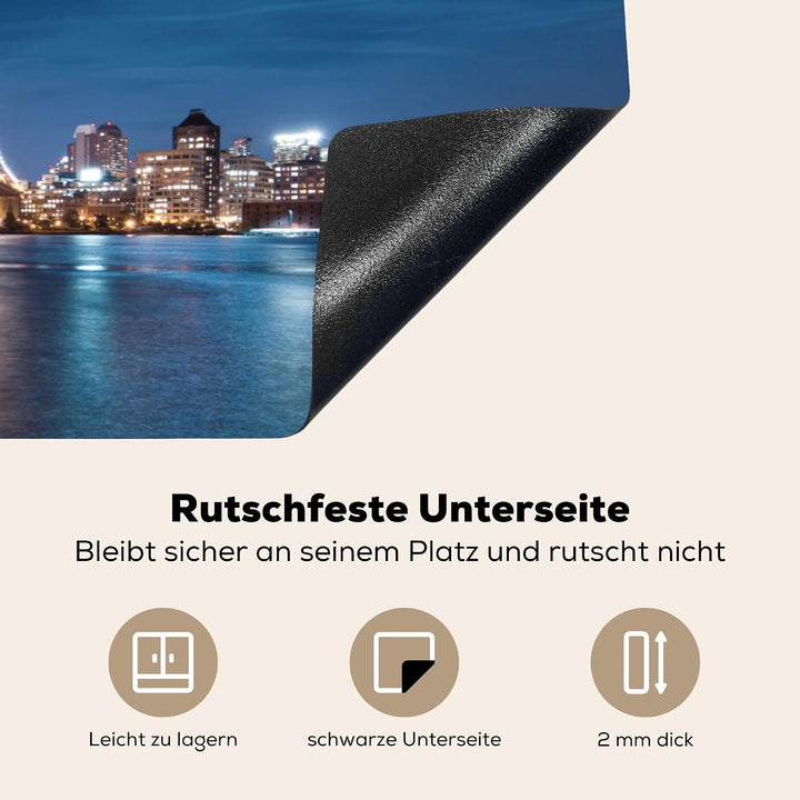 KitchenYeah© Herdabdeckplatte Einteilig Küche Herdabdeckung Induktionsfeld Ceranfeld Herdabdeckplatt