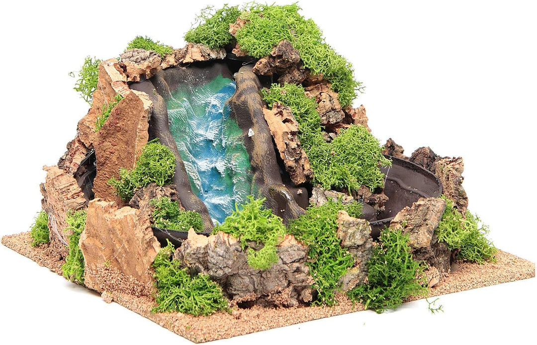 Holyart Wasserfall für Krippe 14x25x25 cm