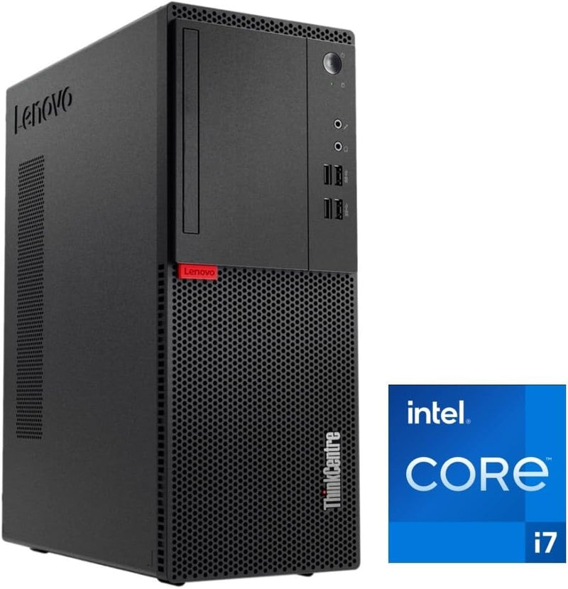 Lenovo - Schneller PC mit Intel Core i7 6700 - Desktop Computer + Silent Rechner für Büro & Home Off