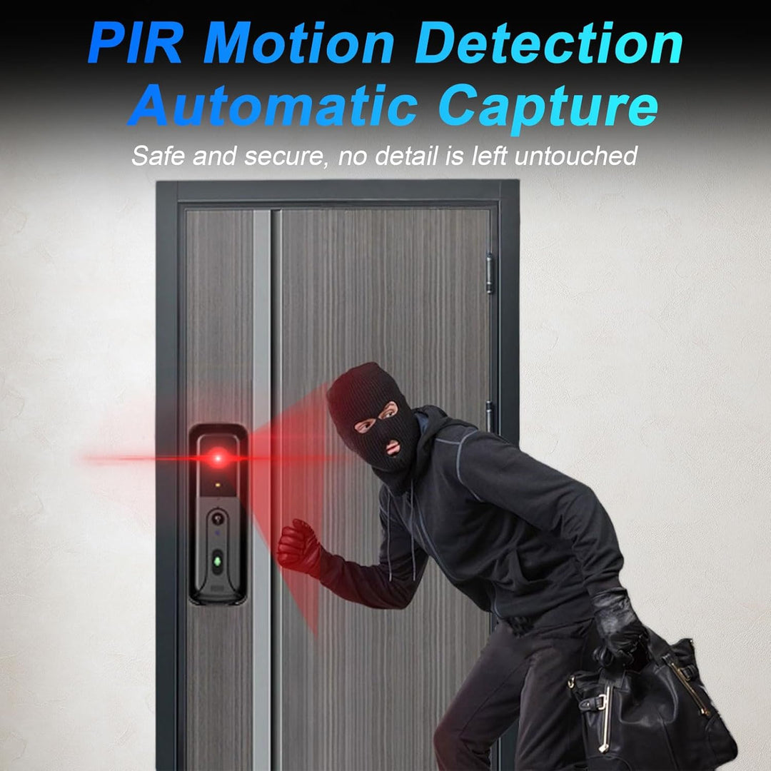 Kabellose Türklingel Kamera mit Monitor,Türklingel-Videokamera 4,3 Zoll Drahtlose Video Türklingel,1